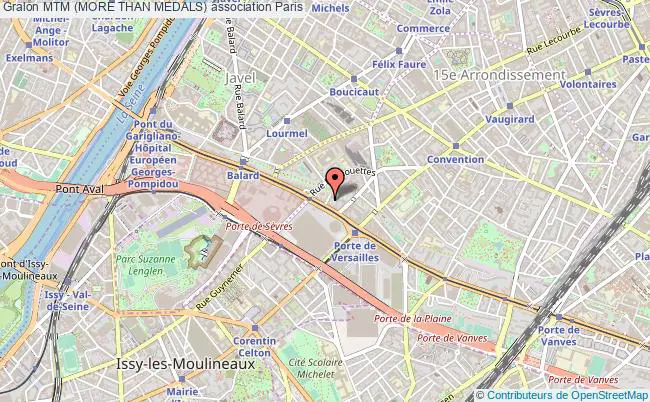 plan association Mtm (more Than Medals) Paris