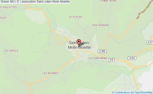 plan association MÛ ( E ) Saint-Julien-Molin-Molette