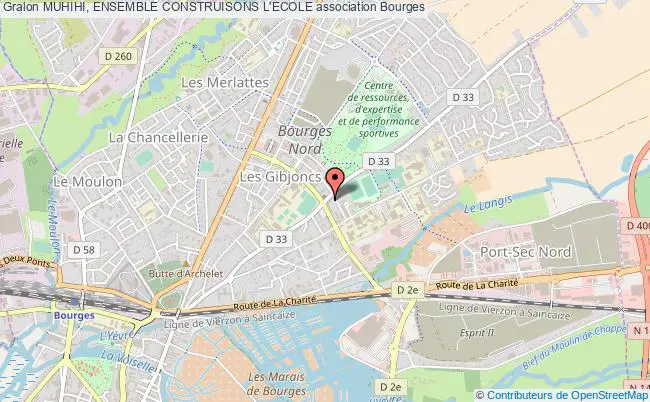 plan association Muhihi, Ensemble Construisons L'ecole Bourges