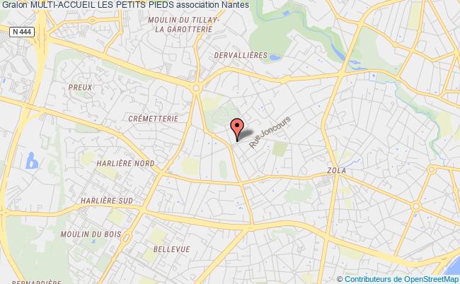 plan association Multi-accueil Les Petits Pieds Nantes