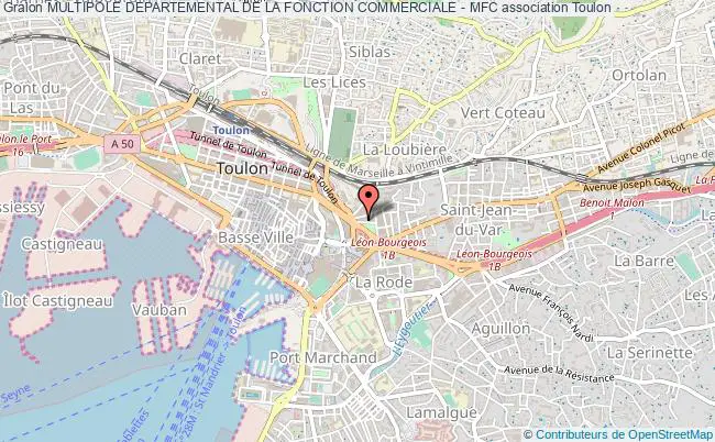 plan association Multipole Departemental De La Fonction Commerciale - Mfc Toulon