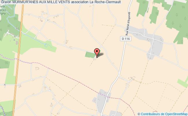 plan association Murmur'anes Aux Mille Vents Roche-Clermault