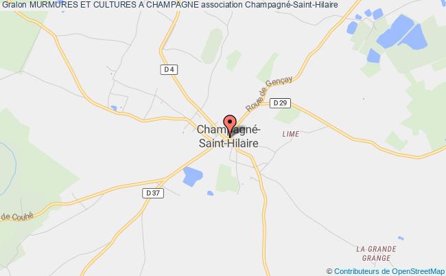 plan association Murmures Et Cultures A Champagne Champagné-Saint-Hilaire