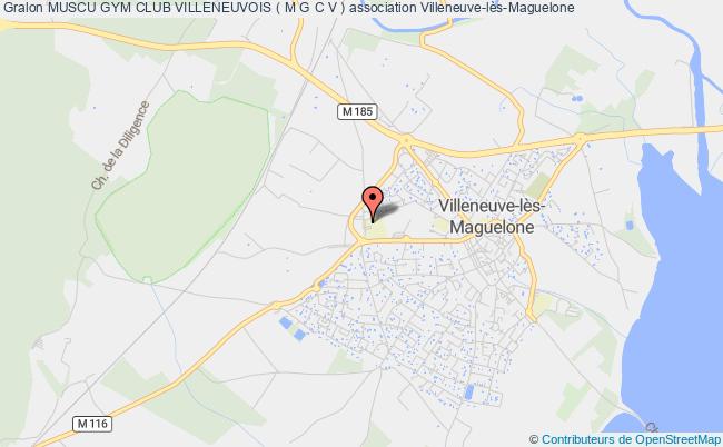 plan association Muscu Gym Club Villeneuvois ( M G C V ) Villeneuve-lès-Maguelone