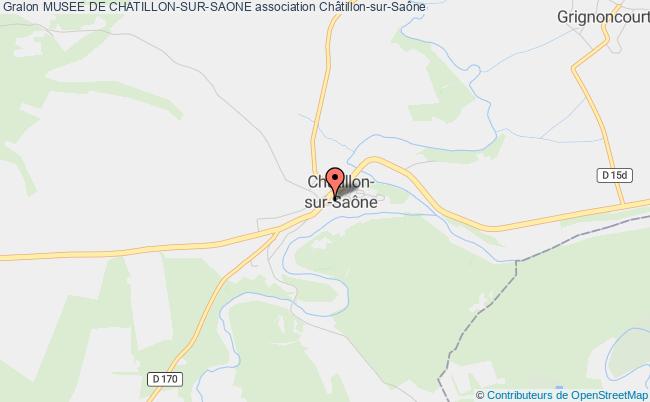 plan association Musee De Chatillon-sur-saone Châtillon-sur-Saône