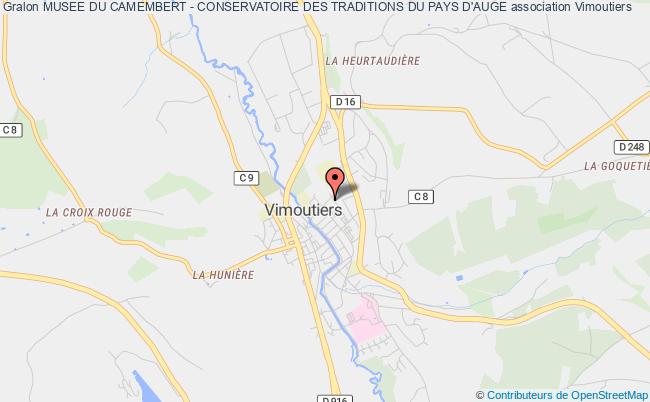 plan association Musee Du Camembert - Conservatoire Des Traditions Du Pays D'auge Vimoutiers