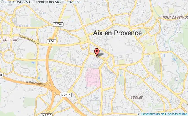 plan association Muses & Co. Aix-en-Provence