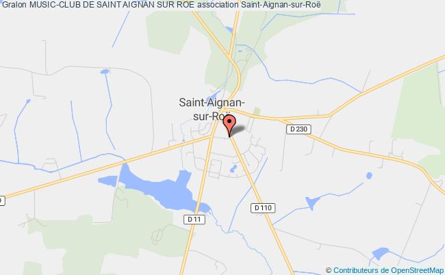 plan association Music-club De Saint Aignan Sur Roe Saint-Aignan-sur-Roë