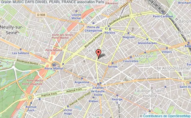 plan association Music Days Daniel Pearl France Paris