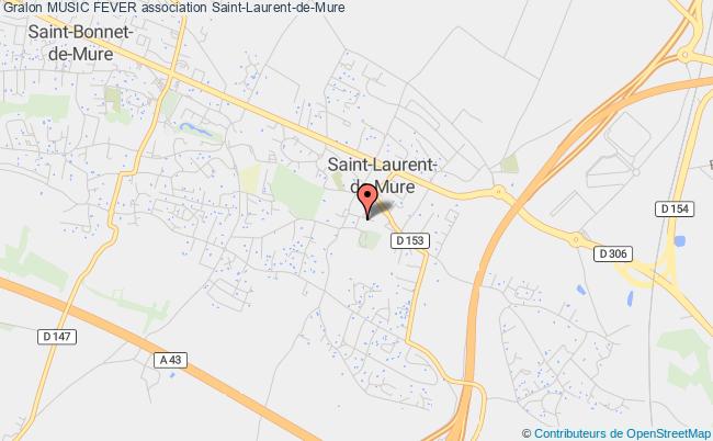 plan association Music Fever Saint-Laurent-de-Mure