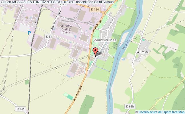 plan association Musicales ItinÉrantes Du RhÔne Saint-Vulbas