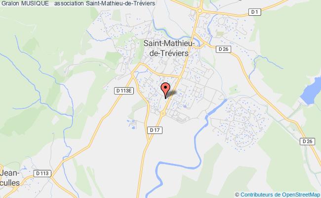plan association Musique + Saint-Mathieu-de-Tréviers
