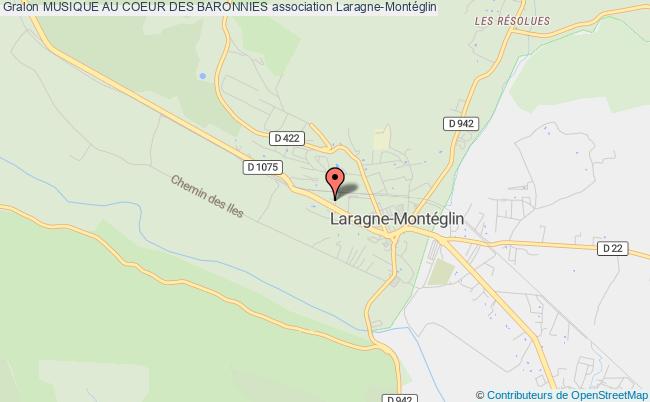 plan association Musique Au Coeur Des Baronnies Laragne-Montéglin