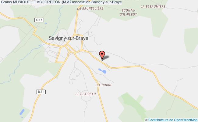plan association Musique Et Accordeon (m.a) Savigny-sur-Braye