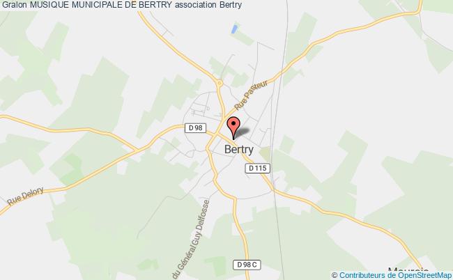 plan association Musique Municipale De Bertry Bertry
