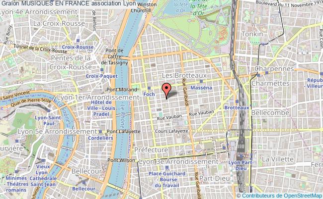plan association Musiques En France Lyon 6e Arrondissement