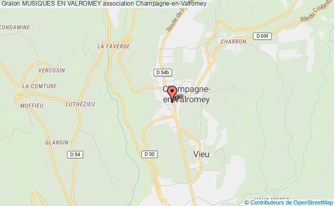 plan association Musiques En Valromey Champagne-en-Valromey