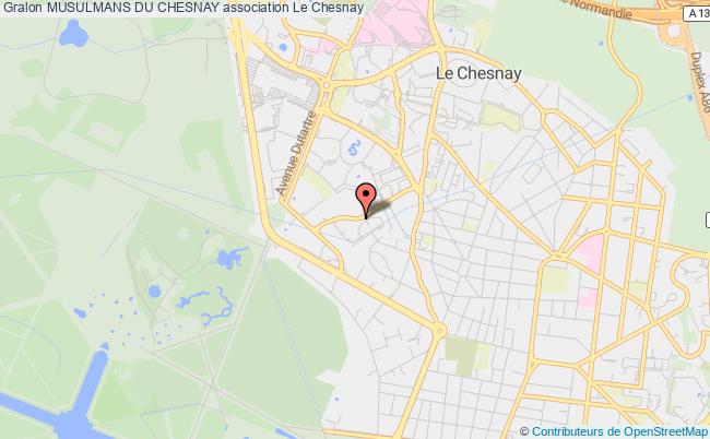 plan association Musulmans Du Chesnay Le Chesnay-Rocquencourt