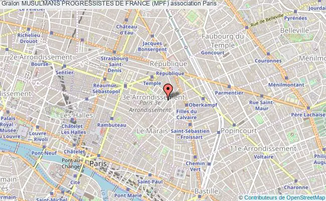 plan association Musulmans Progressistes De France (mpf) Paris