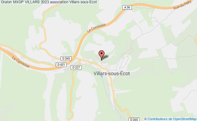 plan association Mxgp Villars 2023 Villars-sous-Écot