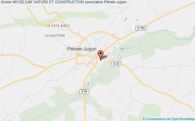 plan association MycÉlium' Nature Et Construction Plénée-Jugon