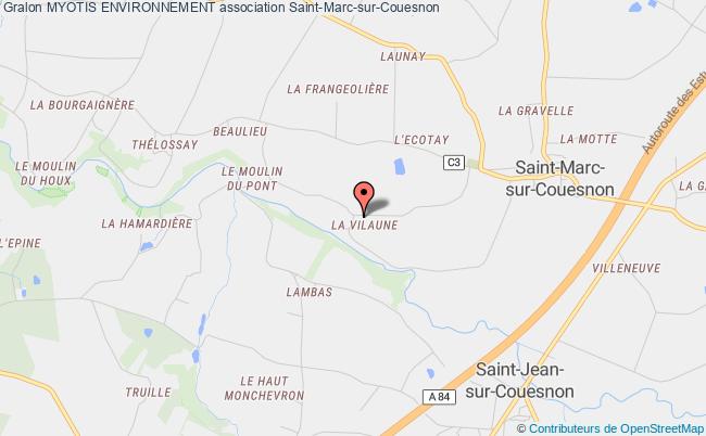 plan association Myotis Environnement Saint-Marc-sur-Couesnon