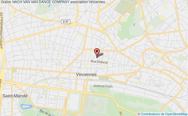 plan association Nach Van Van Dance Company Vincennes