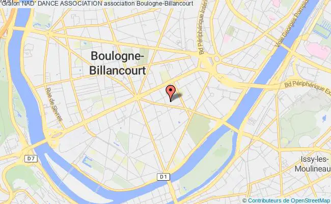 plan association Nad' Dance Association Boulogne-Billancourt