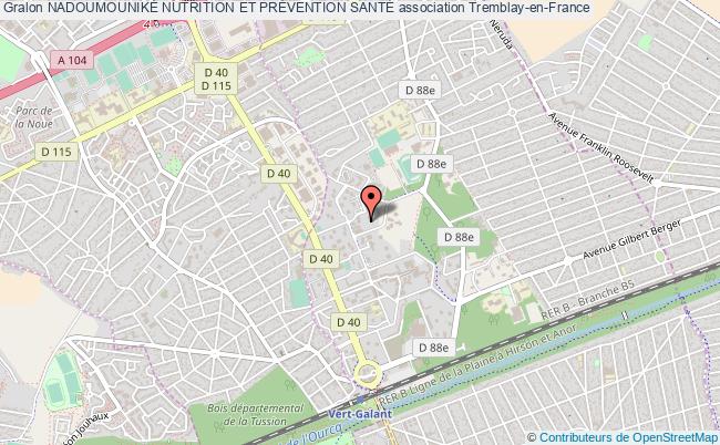 plan association NadoumounikÉ Nutrition Et PrÉvention SantÉ Tremblay-en-France
