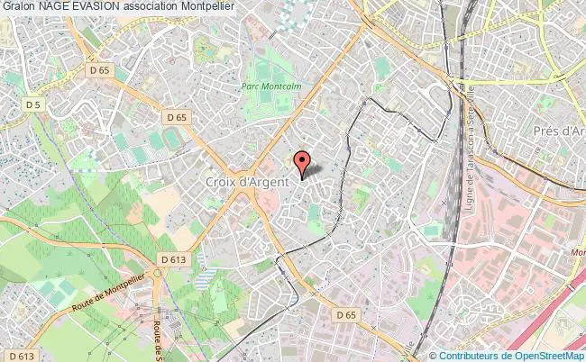 plan association Nage Evasion Montpellier