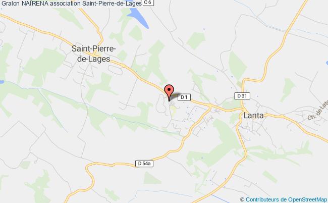 plan association NaÏrena Saint-Pierre-de-Lages