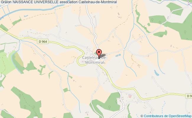 plan association Naissance Universelle Castelnau-de-Montmiral