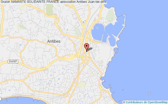 plan association Namaste Solidarite France Antibes