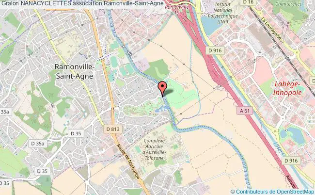plan association Nanacyclettes Ramonville-Saint-Agne