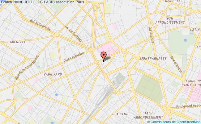 plan association Nanbudo Club Paris Paris