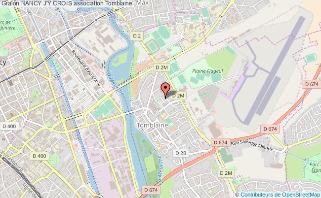 plan association Nancy J'y Crois 