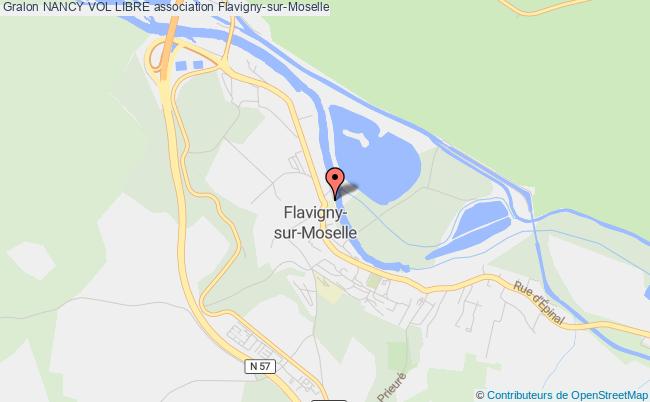 plan association Nancy Vol Libre Flavigny-sur-Moselle