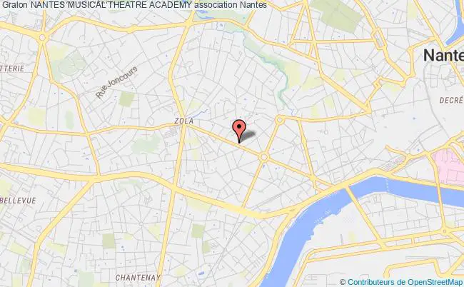 plan association Nantes Musical Theatre Academy Nantes