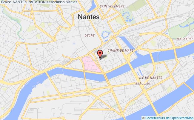 plan association Nantes Natation Nantes