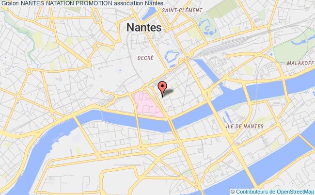 plan association Nantes Natation Promotion Nantes