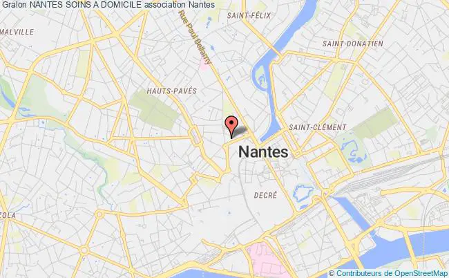 plan association Nantes Soins A Domicile Nantes Cedex