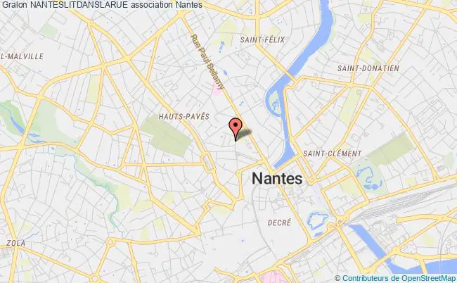 plan association Nanteslitdanslarue Nantes
