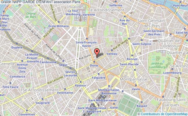 plan association Napp Garde D'enfant Paris