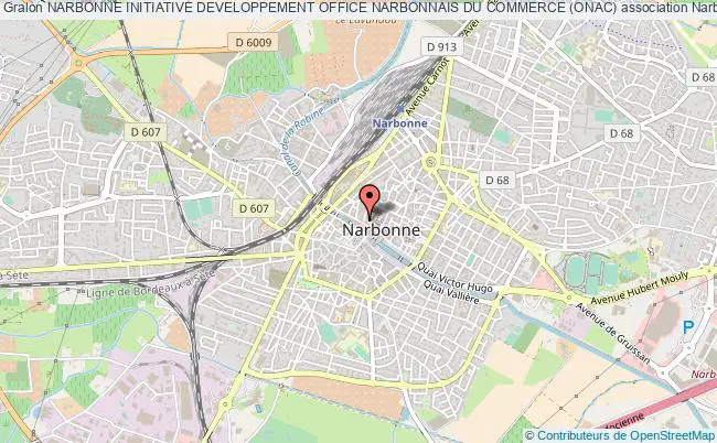 plan association Narbonne Initiative Developpement Office Narbonnais Du Commerce (onac) Narbonne