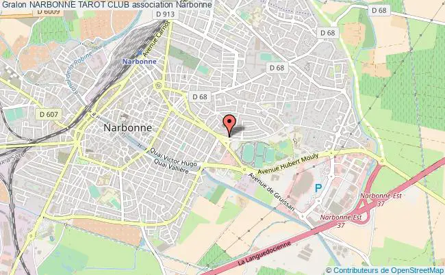 plan association Narbonne Tarot Club Narbonne