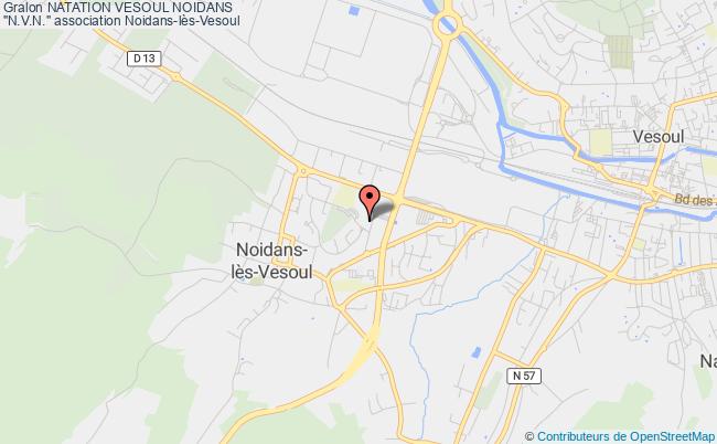 plan association Natation Vesoul Noidans
"n.v.n." Noidans-lès-Vesoul