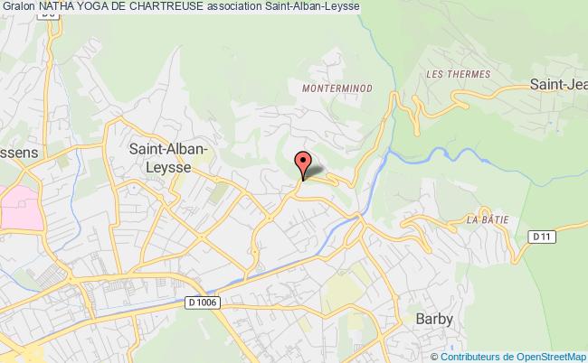 plan association Natha Yoga De Chartreuse Saint-Alban-Leysse