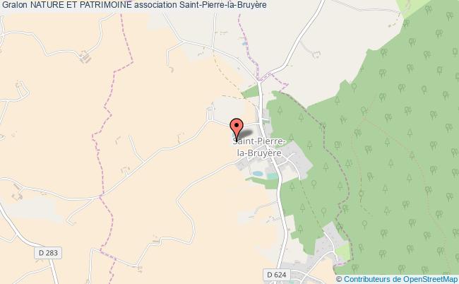 plan association Nature Et Patrimoine Saint-Pierre-la-Bruyère