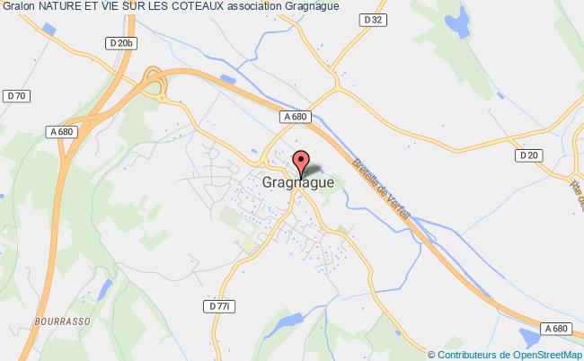 plan association Nature Et Vie Sur Les Coteaux Gragnague