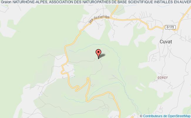plan association NaturhÔne-alpes, Association Des Naturopathes De Base Scientifique InstallÉs En Auvergne-rhÔne-alpes Annecy-Pringy